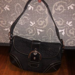 Black Coach mini purse